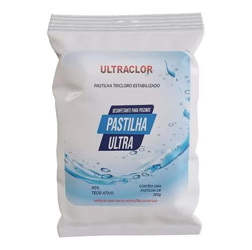 Termolar Aquecimento - Pastilha de Cloro UltraClor 200g para Piscina