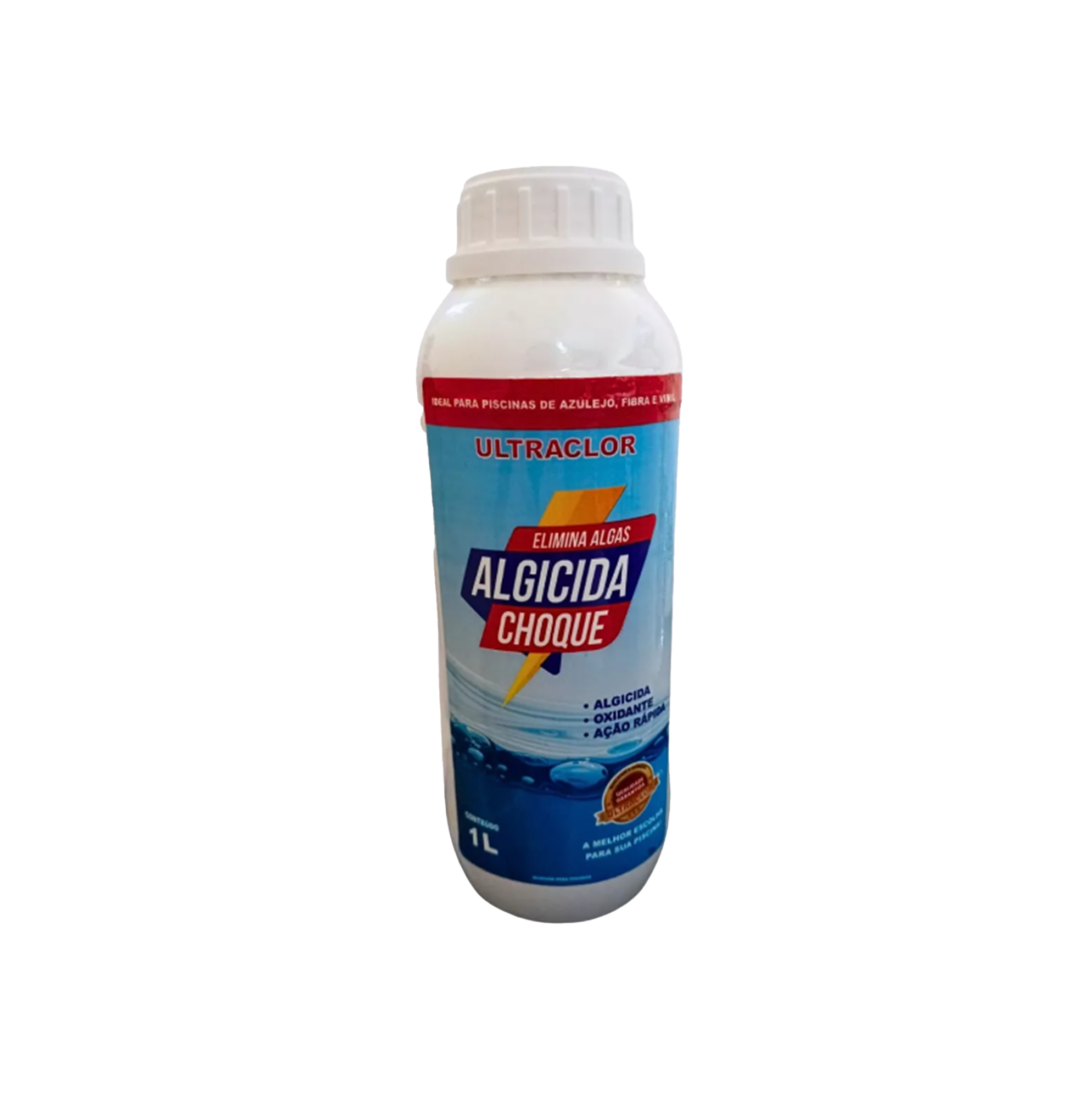 Termolar Aquecimento - Algicida De Choque 1 Litro Para Piscina Vinil Azulejo Fibra- Ultraclor